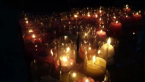 The Candle Lights Stock Footage 119704072