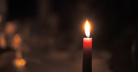 Candle Lit Dinner Video stock 169901912