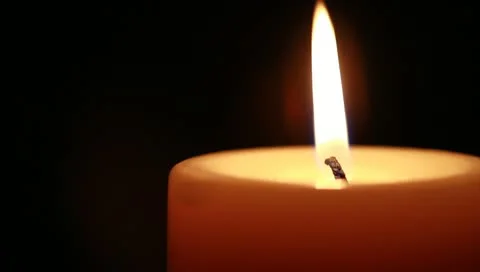 Candle lit light close Stock Footage 10727696