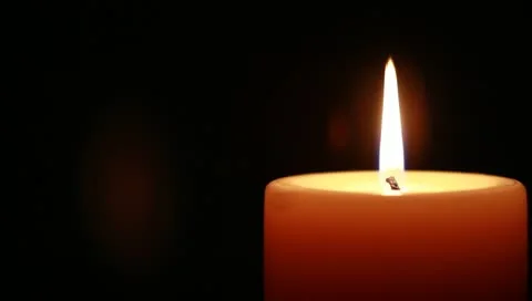 Candle lit light Stock Footage 10726752