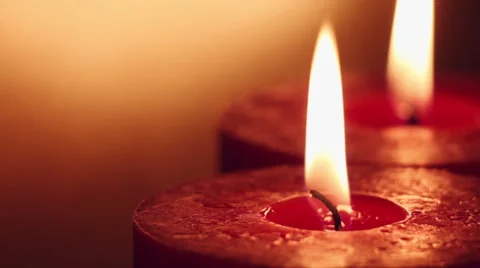 Candle macro Stock Footage 44549470
