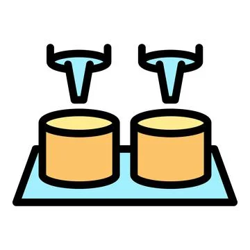 Candle make icon vector flat Illustrazione stock