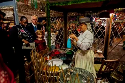 Candle Maker Foto stock