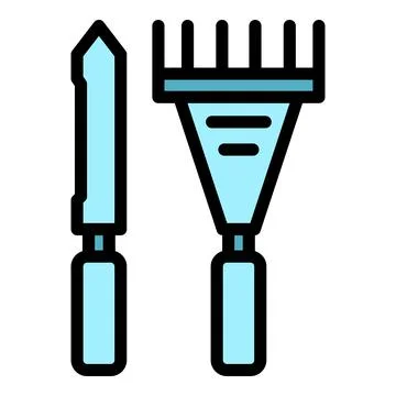 Candle making line icon vector flat Illustrazione stock
