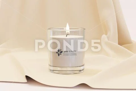 Candle Mockup PSD Template