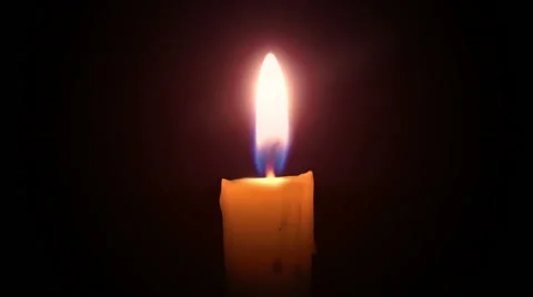 Candle In The Night Stock Footage 46272577