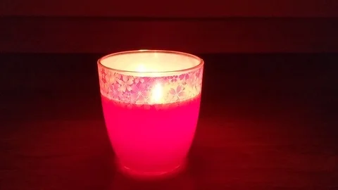 A candle in the night Video stock 98705154