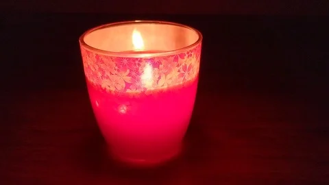 A candle in the night Video stock 98705771