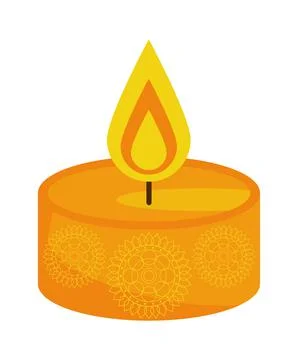 Candle onfire religious 스톡 일러스트