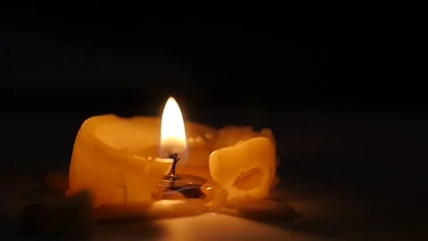 Candle paper flame Stock Footage 69122436
