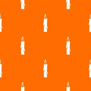 Candle pattern seamless Illustrazione stock
