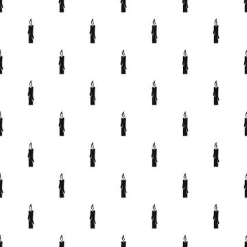 Candle pattern vector イラスト素材