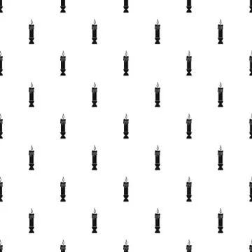 Candle pattern vector Stock Illustration