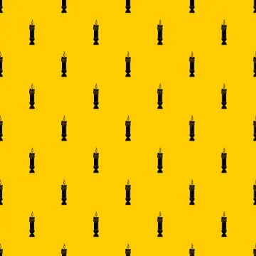 Candle pattern vector Illustrazione stock