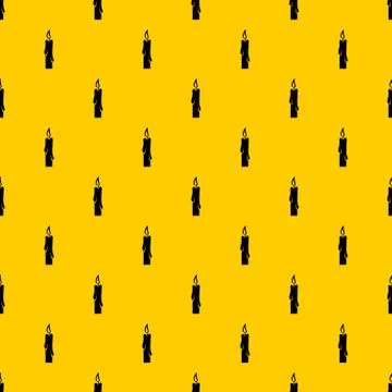 Candle pattern vector Illustrazione stock
