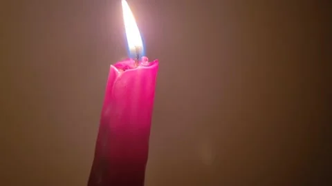 Candle - put out Stock Footage