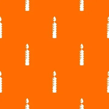Candle relaxation pattern orange イラスト素材