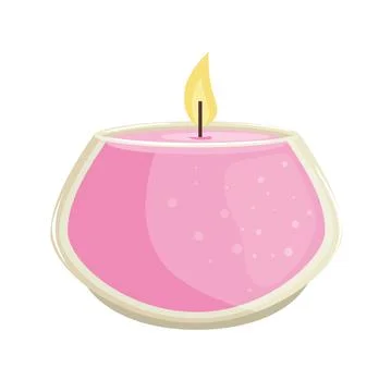 Candle spa icon 스톡 일러스트