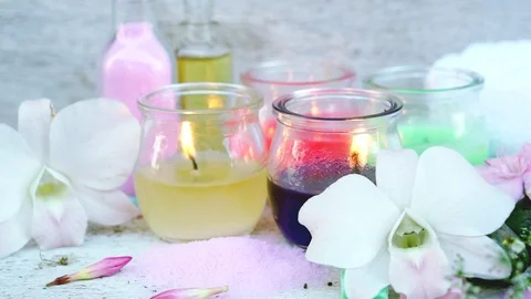 Candle spa2 pond5 Stock Footage 89927525