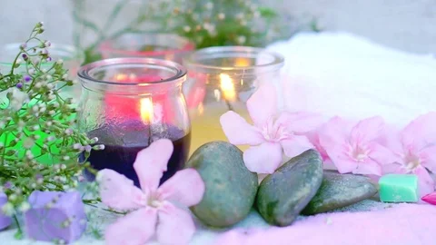 Candle spa3 pond5 스톡 동영상 89927518