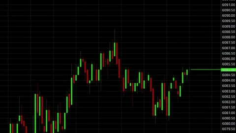Candle stick graph chart of stock market investment trading business concept. Stock Footage 83650284