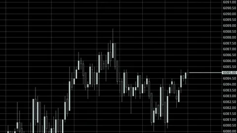 Candle stick graph chart of stock market investment trading business concept. Stock Footage 83650293