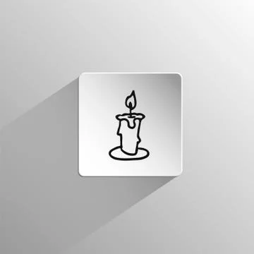 Candle style Doodle Stock Illustration