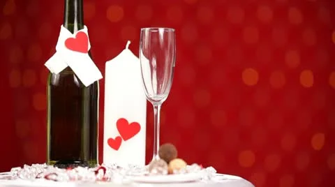 Candle on the table. HD Stock Footage 10574448