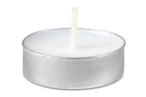 Candle. Tea Lights Candle. Mini Tealight candles Stock Photos