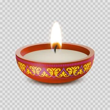 Candle tealight or tea light vector 3D realistic icon burning flame fire 스톡 일러스트