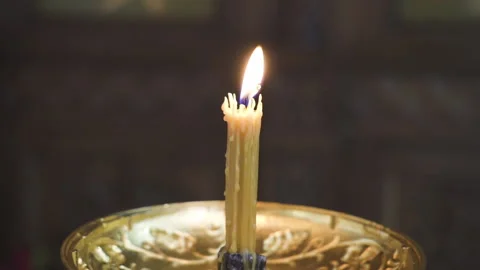 Candle in the thicket Stock-Footage 157310340