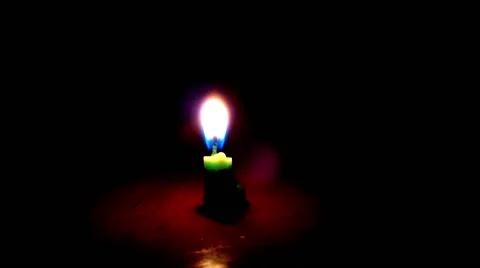 Candle time lapse Stock Footage 49265616