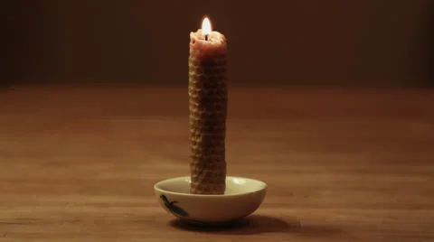 Candle Timelapse Stock Footage 34683497