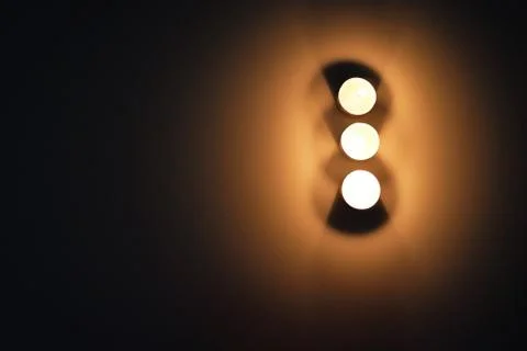 Candle from top view Stock Photos