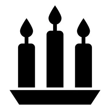 Candle Vector Icon Design Illustration Stock Illustration