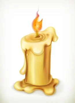 Candle, vector icon Stock Illustration