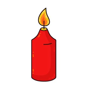 Candle vector icon Stock Illustration