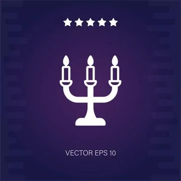 Candle vector icon Stock Illustration