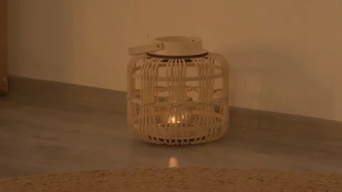 Candle Warm Light Video stock 336469293
