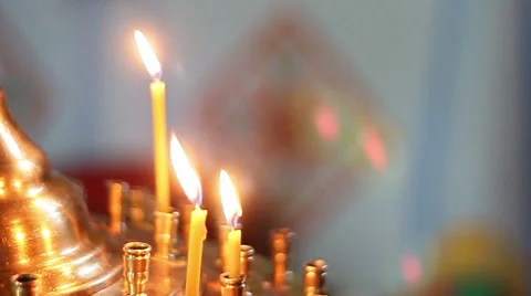 Candle wax Vídeo Stock 49574688