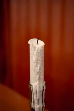 Candle without fire Stock Photos