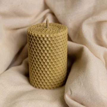A candle with your own hands. hobby Stock Photos