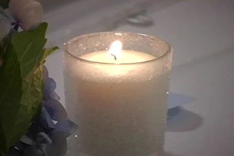 Candle3 table Video stock 65767