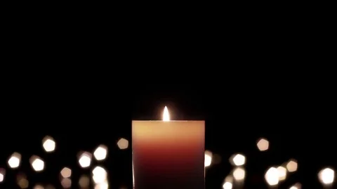 Candlelight 1 Stock Footage 82593634