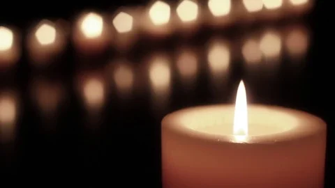 Candlelight 11 Stock Footage 82594211