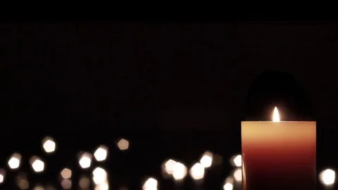 Candlelight 2 Stock Footage 82593709