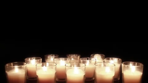 Candlelight 9 Stock Footage 82594077