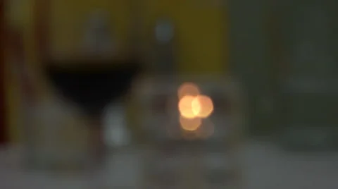Candlelight Dinner Stock Footage 62500967
