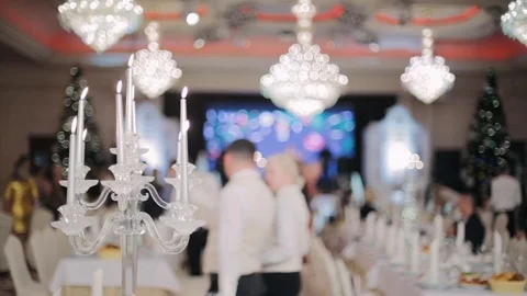 Candlelight dinner Stock Footage 100711501