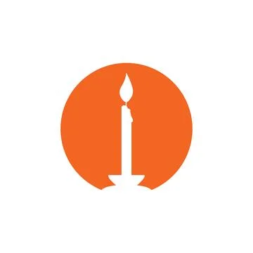 Candlelight dinner icon Stock Illustration